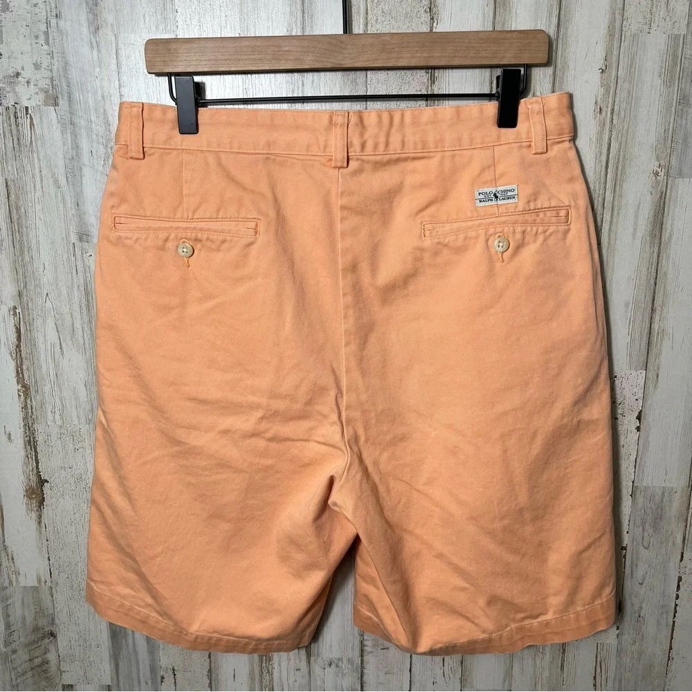 Vintage Polo Ralph Lauren Pastel Orange Chino Shorts‎ 9